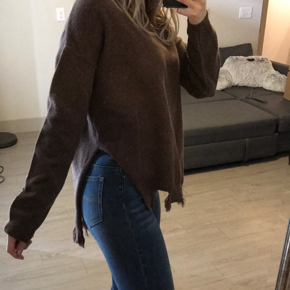 Brown sweater